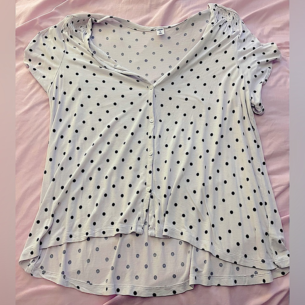 Polka dot blouse